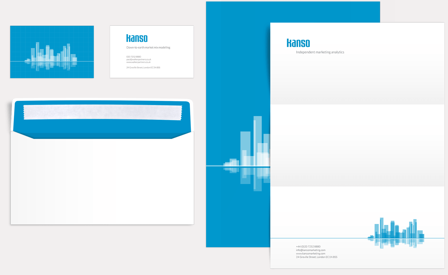 Kanso Marketing business cards