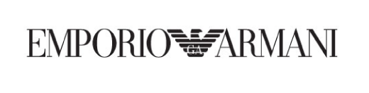 The instantly recognisable brand of Emporio Armani - an upscale label designed for young adults in their 20's and 30's. Emporio Armani Logo