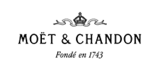 Established in 1743 by Claude Moët, it is one of the world's largest champagne producers which holds a Royal Warrant to supply champagne to Queen Elizabeth II. Moët & Chandon Logo