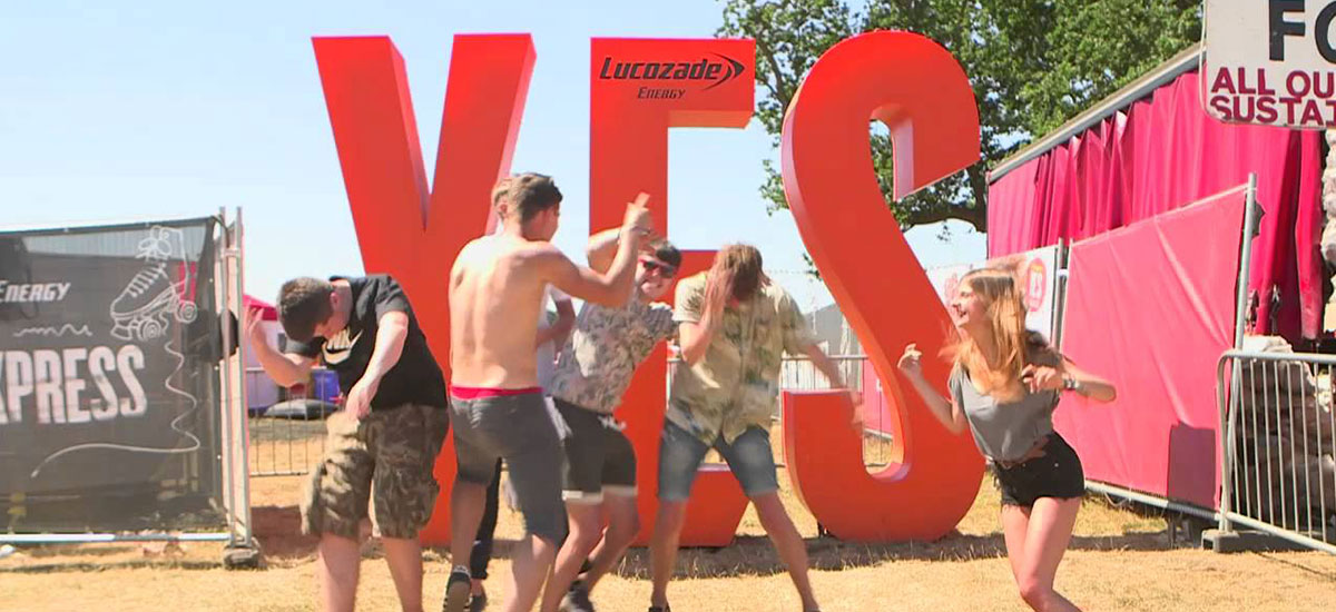 Lucozade yes campaign