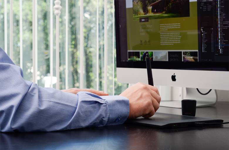 New Eden website on desktop computer