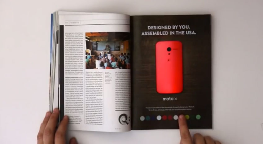 Moto X Advert