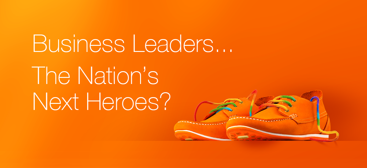 Business Leader Hero Shoes with Rainbow Laces