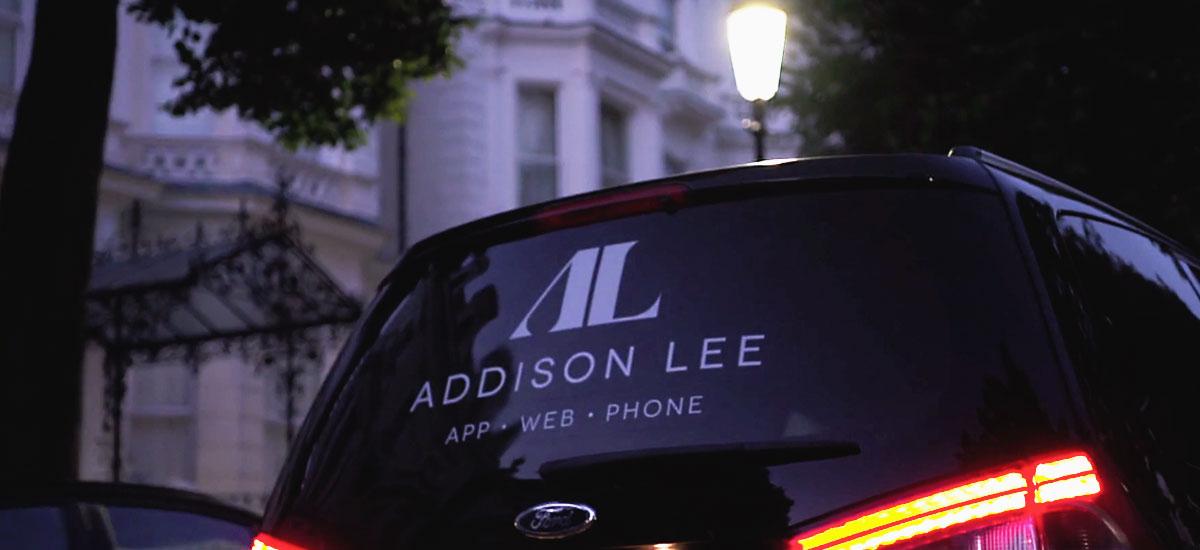 New adison lee branding on side of a van