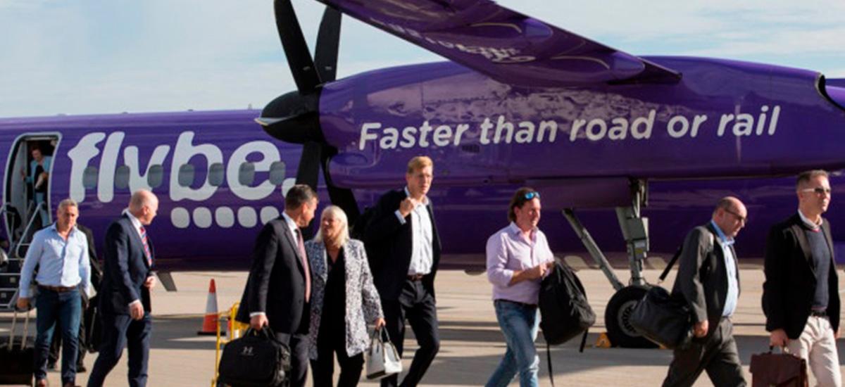 Flybe capitalise on rail disruption