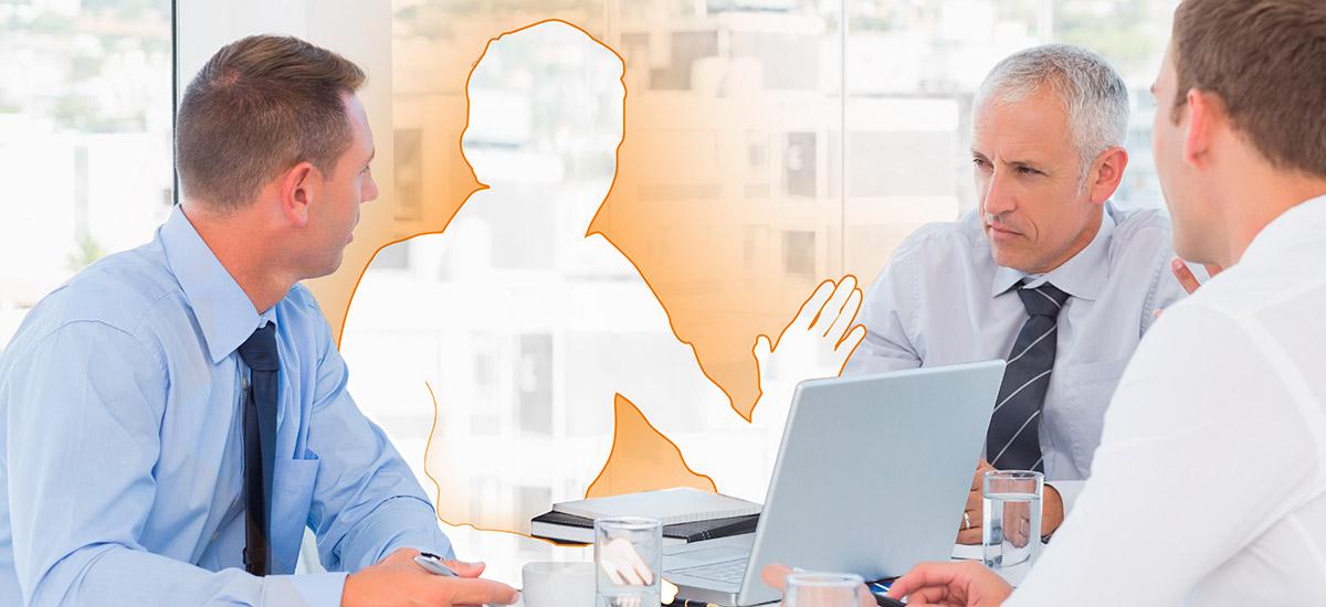 Boardroom with missing Marketing Leader